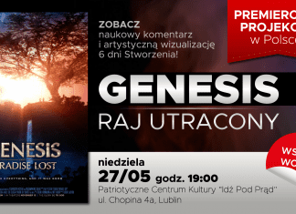 PREMIERA W POLSCE: „Genesis – Raj utracony”, 27/05 Patriotyczne Centrum Kultury, LUBLIN #IPPTV #IPPTV #megakosciol