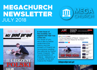 MEGACHURCH NEWSLETTER JULY 2018 #Megakosciol #Megakosciol #IPPTV