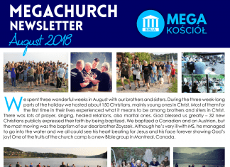 Megachurch Newsletter – August 2018 #Megachurch #Megachurch #Megakosciol #IPPTV