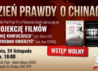 24/11/18 Dzień prawdy o Chinach – projekcja filmów / Północna Anglia #IPPTV #IPPTV #Megakosciol
