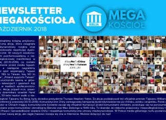 NEWSLETTER MEGAKOŚCIOŁA PAŹDZIERNIK 2018 #Megakosciol #IPPTV #Megakosciol