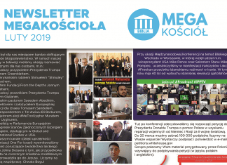 NEWSLETTER MEGAKOŚCIOŁA LUTY 2019 #megakosciol #KNP