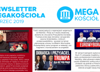 NEWSLETTER MEGAKOŚCIOŁA MARZEC 2019 #IPPTV #Megakosciol