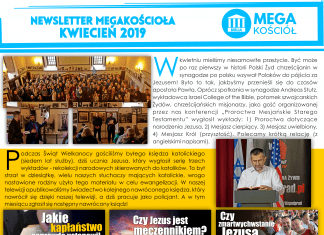 NEWSLETTER MEGAKOŚCIOŁA KWIECIEŃ 2019 #IPPTV #Megakosciol