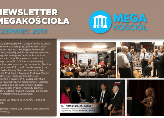 NEWSLETTER MEGAKOŚCIOŁA CZERWIEC 2019 #IPPTV #Megakościół