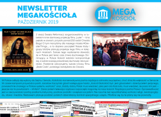 NEWSLETTER MEGAKOŚCIOŁA PAŹDZIERNIK 2019 #Megakościół #IPPTV