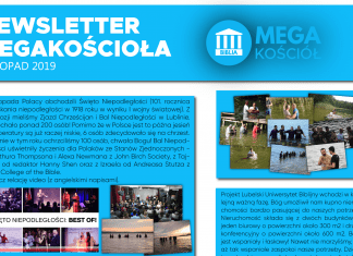 Newsletter Megakościoła Listopad 2019