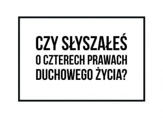 Cztery prawa duchowego życia
